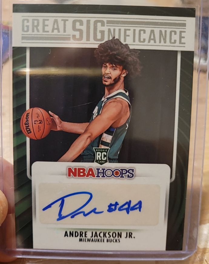 2023-24 Panini NBA Hoops Great Significance #GS-AJR Andre Jackson Jr. — front