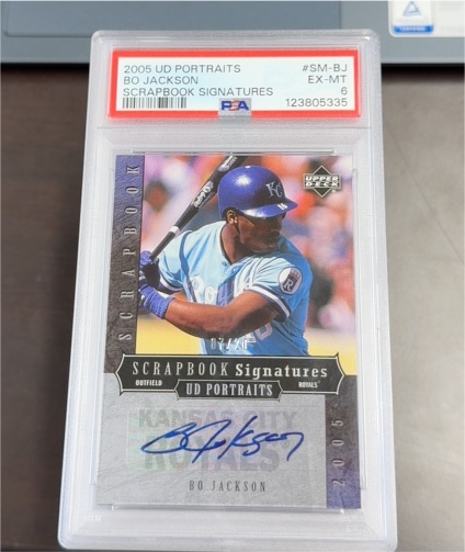 2005 Upper Deck Portraits #SM-BJ Bo Jackson — front