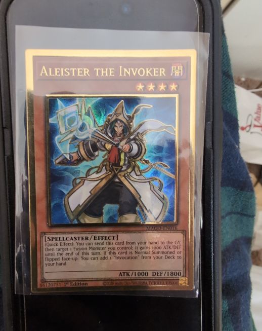 2019 Yu-Gi-Oh! MAGO-EN016 Aleister the Invoker (Alternate Art) — front