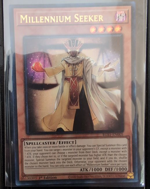 2020 Yu-Gi-Oh! EGS1-EN005 Millennium Seeker — front