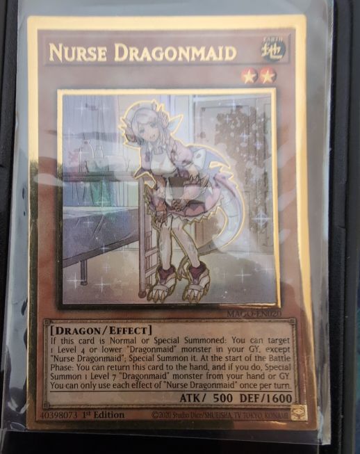 2020 Yu-Gi-Oh! MAGO-EN020 Nurse Dragonmaid — front