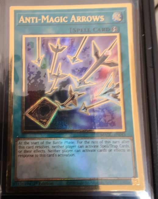 2020 Yu-Gi-Oh! MAGO-EN043 Anti-Magic Arrows — front