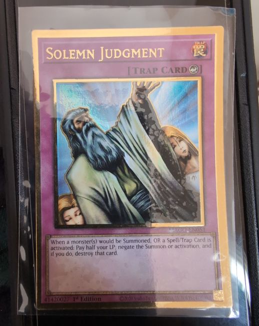 2003 Yu-Gi-Oh! MRD-127 Solemn Judgment — front