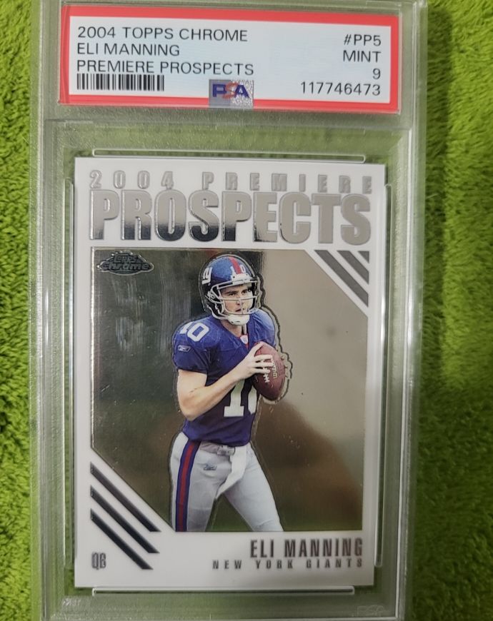 2004 Topps Chrome Premiere Prospects #PP5 Eli Manning — front