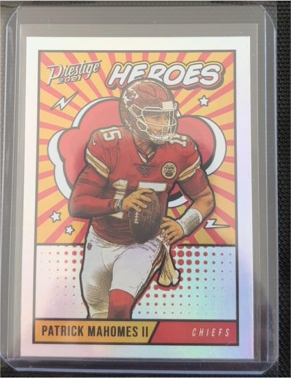 2021 Panini Prestige Heroes #HE-3 Patrick Mahomes II — front