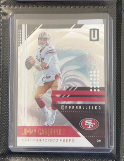 2018 Panini Unparalleled #171 Jimmy Garoppolo — front