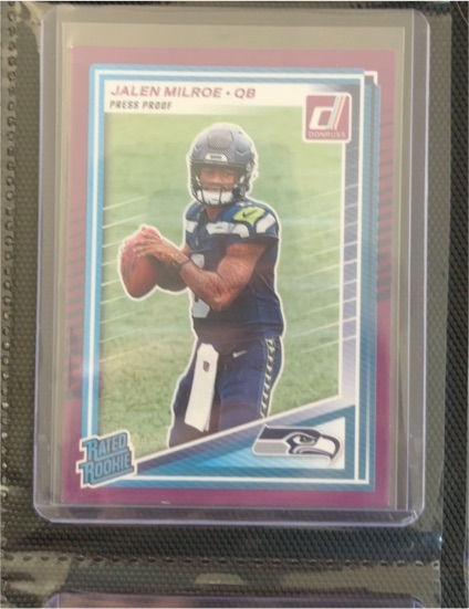 2025 Donruss #307 Jalen Milroe — front