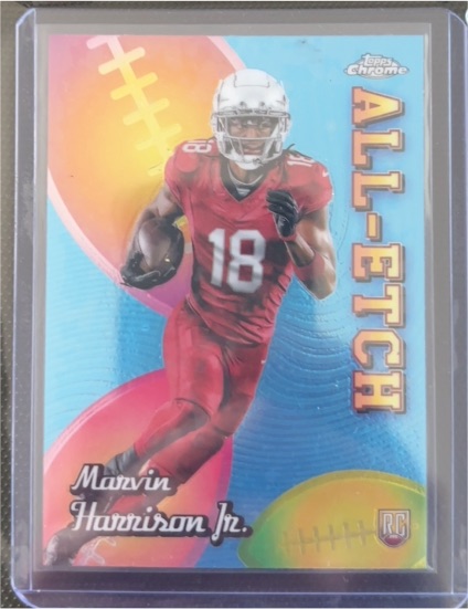 2024 Topps Chrome #CAE-MH Marvin Harrison Jr. — front