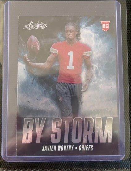 2024 Panini Absolute #BS-XWY Xavier Worthy By Storm — front