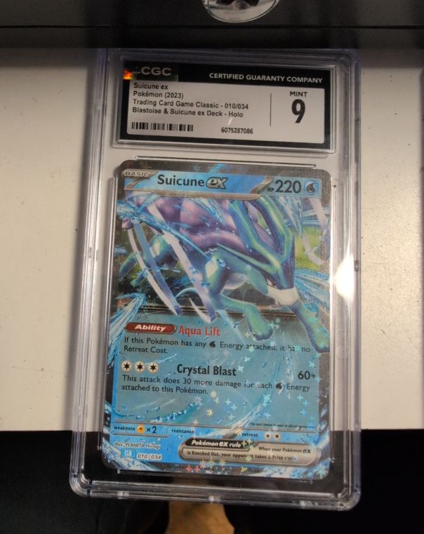2023 Pokémon TCG Classic Collection #010 Suicune ex — front