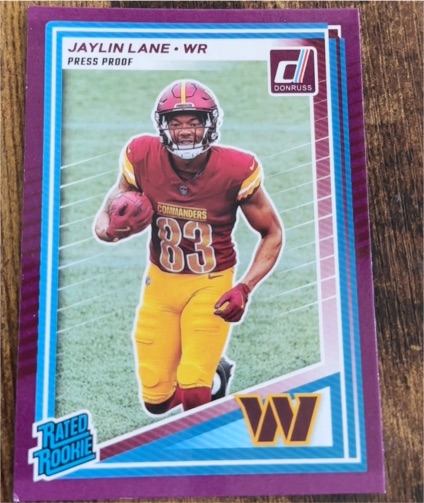 2025 Panini Donruss #335 Jaylin Lane — front