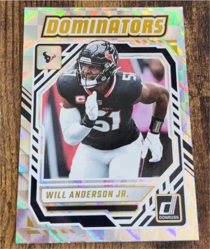 2025 Donruss Dominators #DOM-WAN Will Anderson Jr. — front