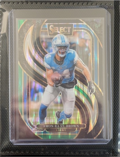 2024 Panini Select Premier Level #105 Amon-Ra St. Brown — front