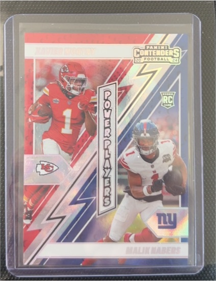 2024 Panini Contenders Power Players #23 Malik Nabers — front