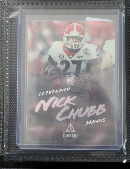 2018 Panini Luminance #175 Nick Chubb — front