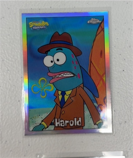 2025 Topps Chrome SpongeBob #147 Harold — front