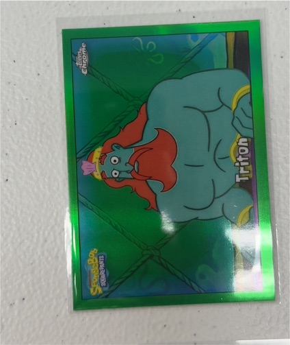 2025 Topps Chrome SpongeBob #196 Triton — front