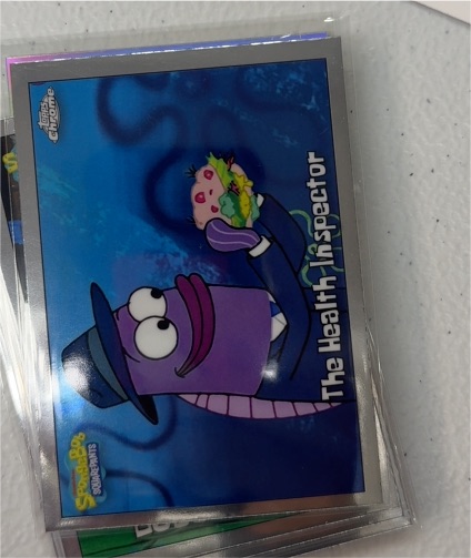 2025 Topps Chrome SpongeBob #94 The Health Inspector — front