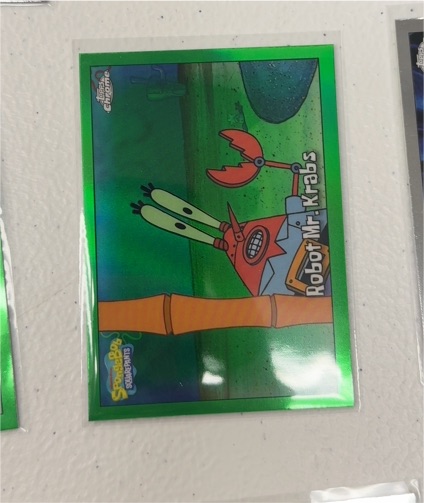 2025 Topps Chrome SpongeBob #96 Robot Mr. Krabs — front