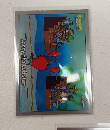 2025 Topps Chrome SpongeBob #12 Larry the Lobster — front