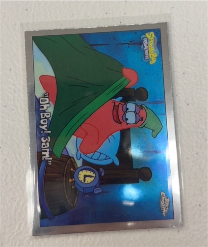 2025 Topps Chrome SpongeBob SquarePants #76 Oh Boy! 3am! — front
