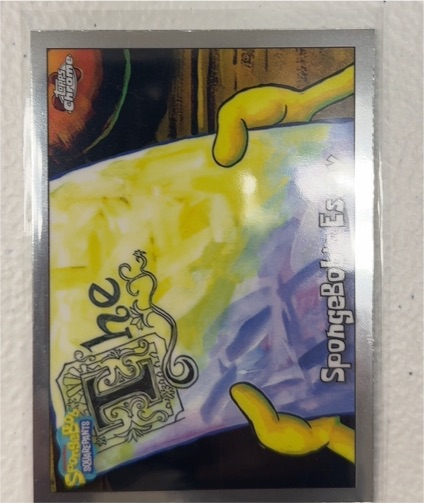 2025 Topps Chrome SpongeBob #87 SpongeBob's Essay — front