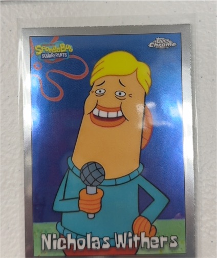 2025 Topps Chrome SpongeBob SquarePants #187 Nicholas Withers — front