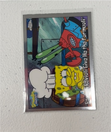 2025 Topps Chrome SpongeBob Squarepants #68 Ravioli Ravioli Give Me the Formuoli — front