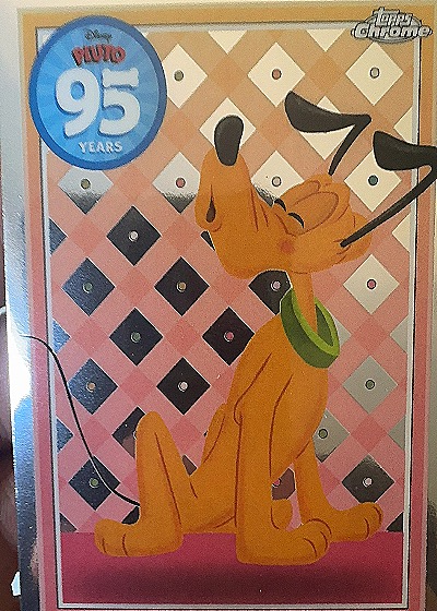 2025 Topps Chrome Disney Pluto 95 Years Insert #PL-5 — front