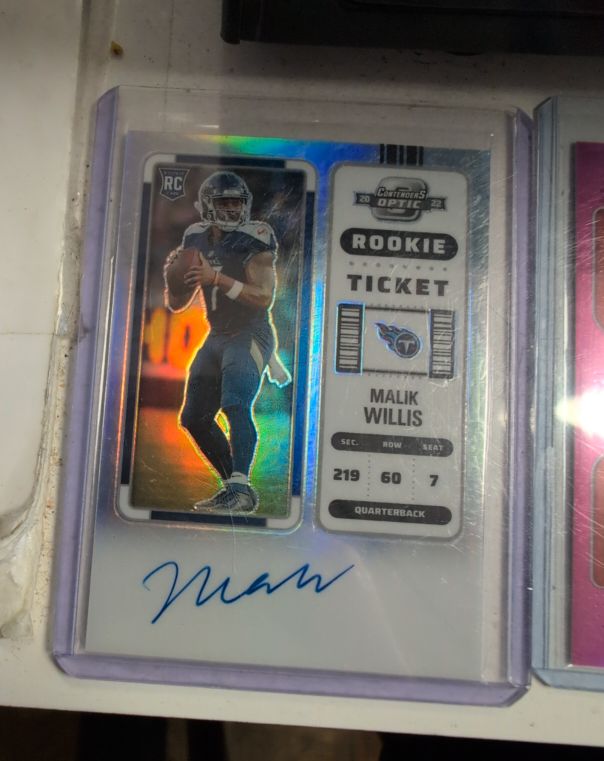 2022 Panini Contenders Optic #129 Malik Willis Rookie Ticket — front