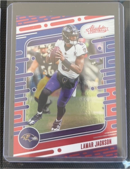 2024 Panini Absolute Holiday #9 Lamar Jackson — front
