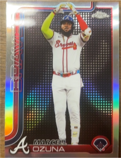 2025 Topps Chrome #250 Marcell Ozuna — front