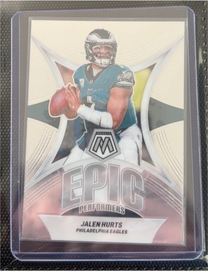 2024 Panini Mosaic #EP-JH Jalen Hurts Epic Performers — front