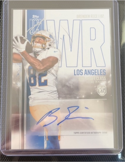2024 Topps Signature Class #RCA-BR Brenden Rice — front