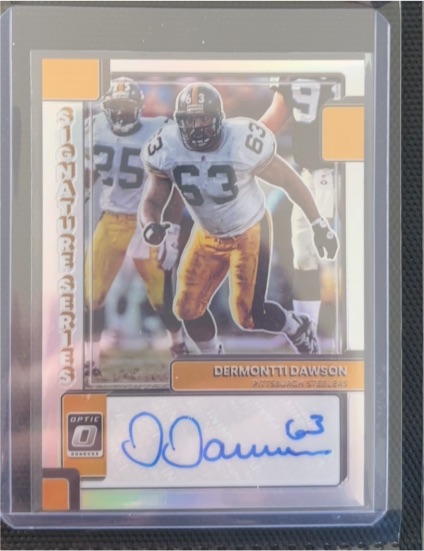 2022 Donruss Optic Signature Series Holo #SS-DD Dermontti Dawson — front