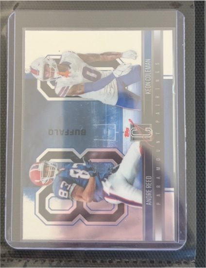 2024 Topps Signature Class Paramount Pairings #PP-15 Andre Reed / Keon Coleman — front