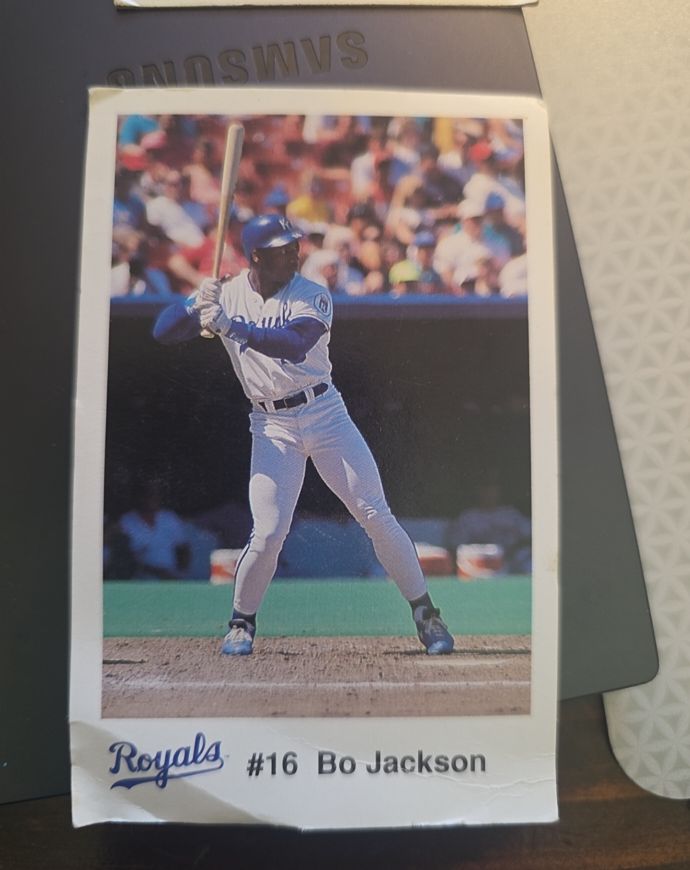 1991 KC Life Insurance #16 Bo Jackson — front
