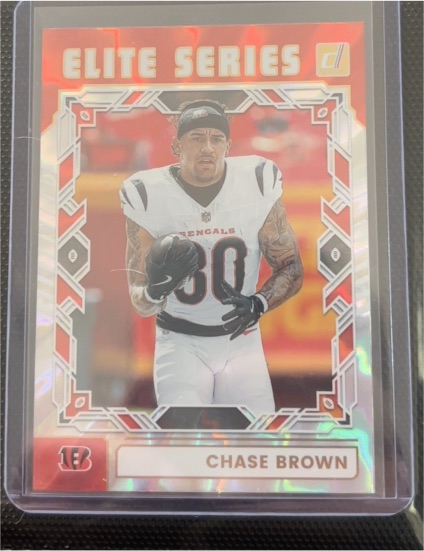 2025 Donruss #TES-CBR Chase Brown — front