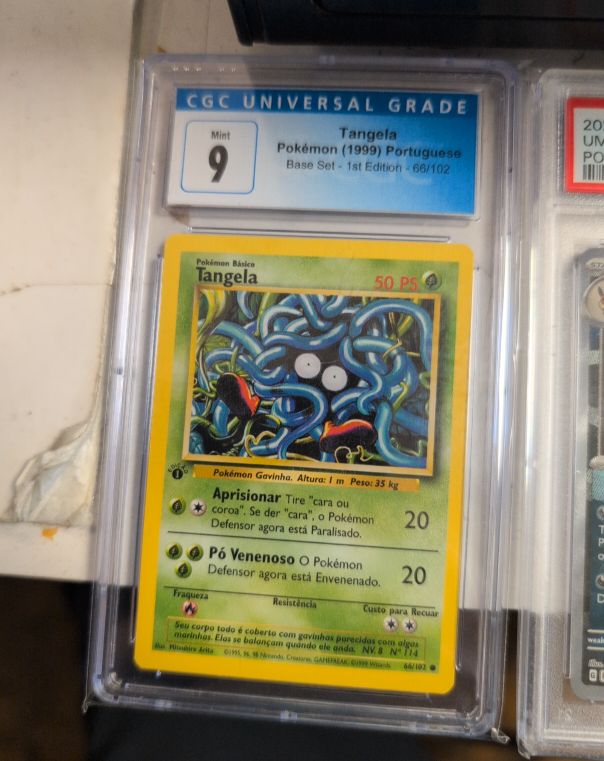 1999 Pokémon Base Set #66 Tangela — front