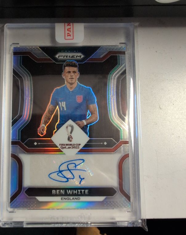 2022 Panini Prizm World Cup Qatar Signatures #BWH Ben White — front