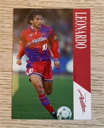 1990 Kashima Antlers Leonardo Soccer Card — front