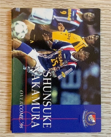 1998 Shunsuke Nakamura Soccer Card — front