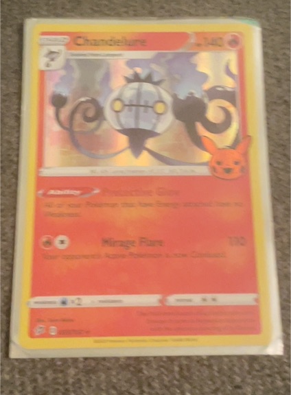 2022 Pokémon TCG Trick or Trade Halloween #033 Chandelure — front