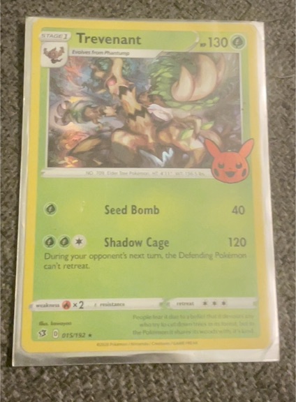 2022 Pokémon Trick or Trade Halloween #015 Trevenant — front