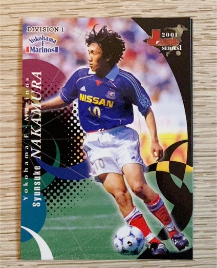 2001 J Series Syunsuke Nakamura Yokohama F. Marinos — front