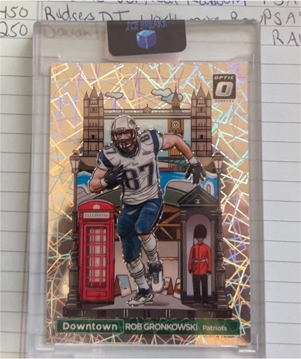 2023 Panini Donruss Optic #2 Rob Gronkowski International Downtown — front