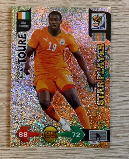 2010 Panini Adrenalyn XL FIFA World Cup #Star Player Kaya Toure — front