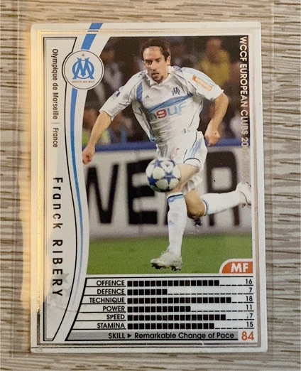2005-06 Panini WCCF #109 Franck Ribery Olympique de Marseille — front