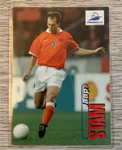 1998 Panini World Cup #34 Jaap Stam — front