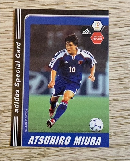 2002 adidas Special Card #19 Atsuhiro Miura — front